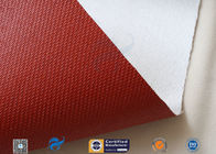 0.5mm Red Silicone Coated Fiberglass Fabric Cloth For Thermal Insulation