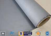Waterproof 40/40g 18oz 0.45mm Silicone Coated Fiberglass Fabric 260℃ Gray Color