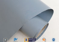 10.6oz 39" Grey PVC Coated Fiberglass Fabric For Fabric Air Duct 0.33mm Thickness