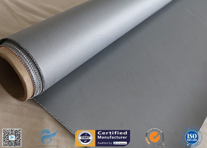 SGS Approved 510g Silicone Coated Fiberglass Fabric 18oz 0.45mm Silicone Sheet