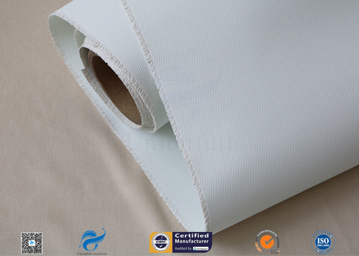 Satin Weave Silicone Coated Fiberglass Fabric PU Coated Fiber Glass Cloth