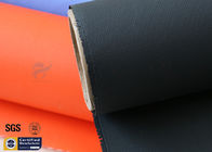 260GSM Acrylic Coated Fibreglass Fabric Orange 0.22MM 39" Oil Resistant