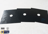 PTFE Coated Fiberglass Fabric 260℃ 10.7"X10.7" Black Stovetop Burner Protector