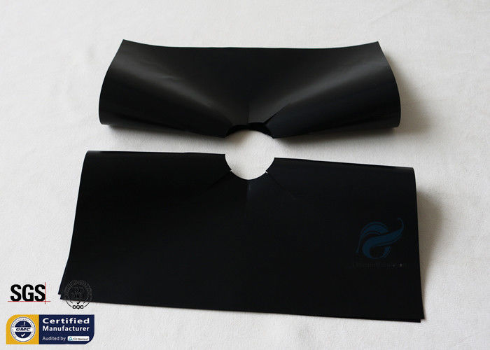 PTFE Coated Fiberglass Fabric 260℃ 27X27CM Black Stovetop Burner Protector