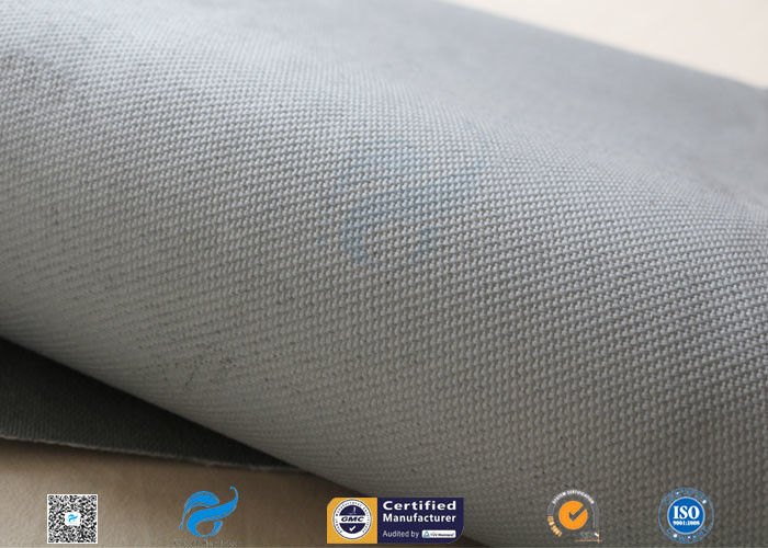 1600gsm Grey Thermal Welding Blanket Materials Silicone Coated Fiberglass Fabric