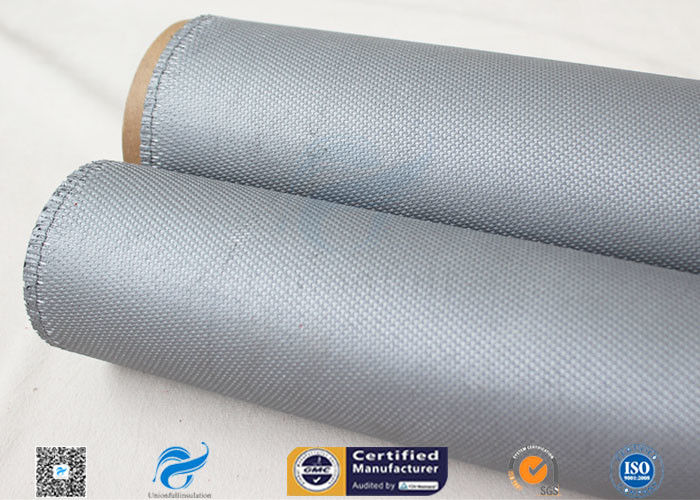 Silicone Coated Fiberglass Fabric 1050GSM 0.85MM Grey High Strength Fire Blanket