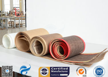 beschichtete Fiberglas-offene Masche 560gsm 4x4mm PTFE für Tortilla-Förderband